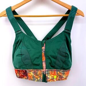 SHEFIT 1Luxe Ultimate High Impact Sports Bra Green Speckled NWOT SOLD OUT